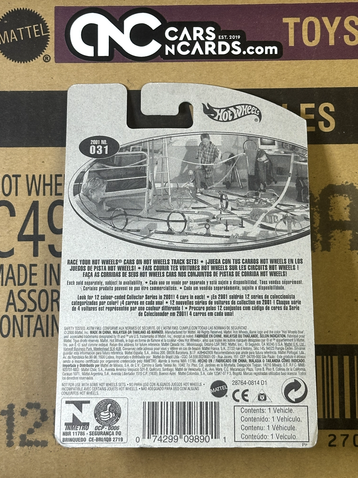 2001 Hot Wheels First Editions Monoposto 19/36 International Card NIP