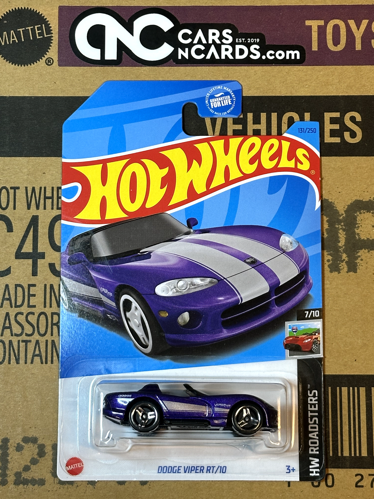 2023 Hot Wheels HW Roadsters 7/10 Dodge Viper RT/10 Purple