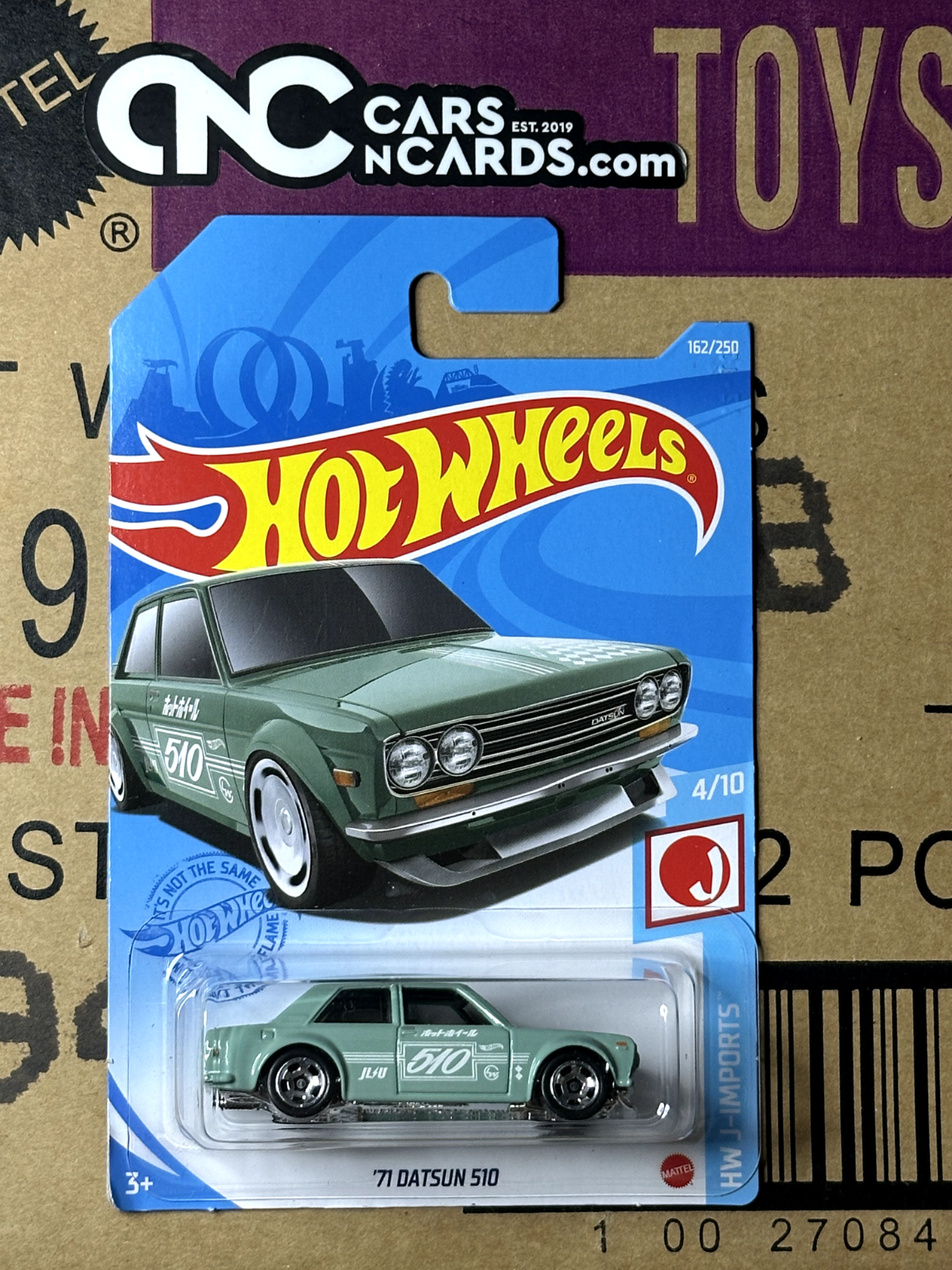 2021 Hot Wheels J-Imports 4/10 '71 Datsun 510 Green NIP