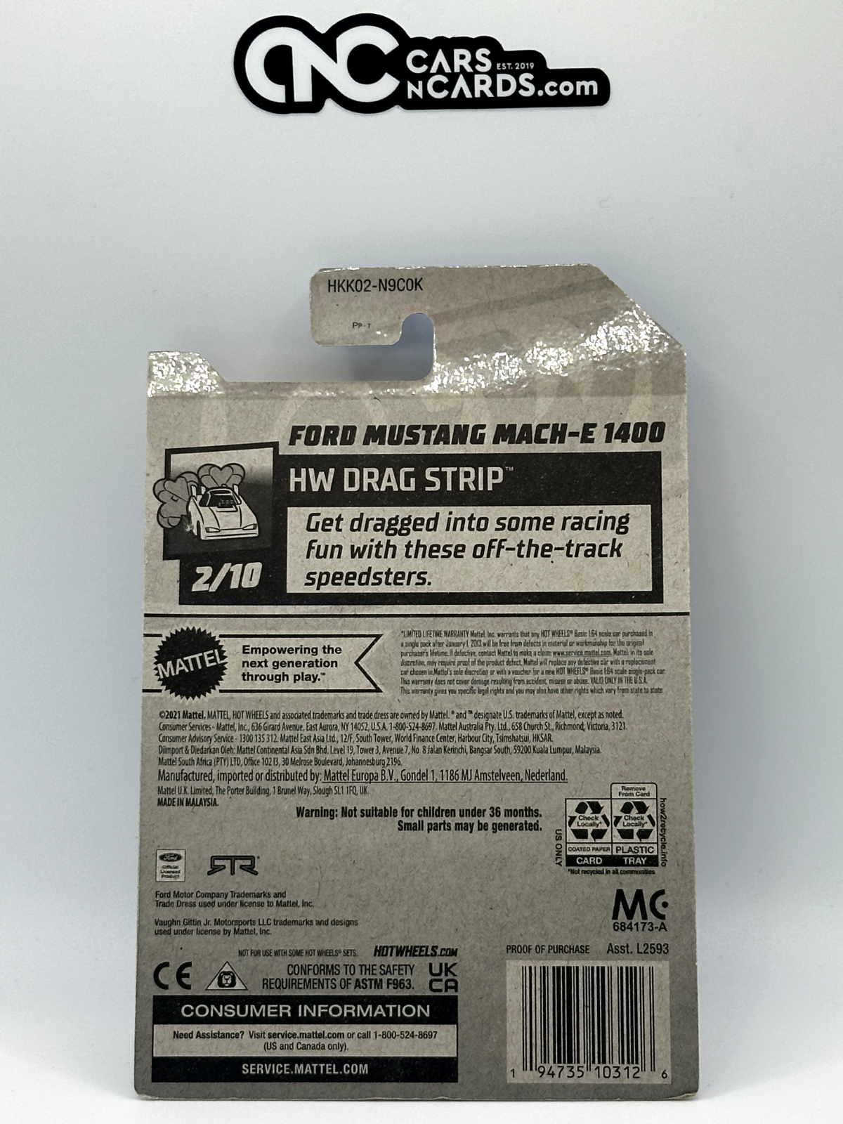 2023 Hot Wheels RLC Factory Sealed HW Drag Strip Ford Mustang Mach-E 1400 Blue