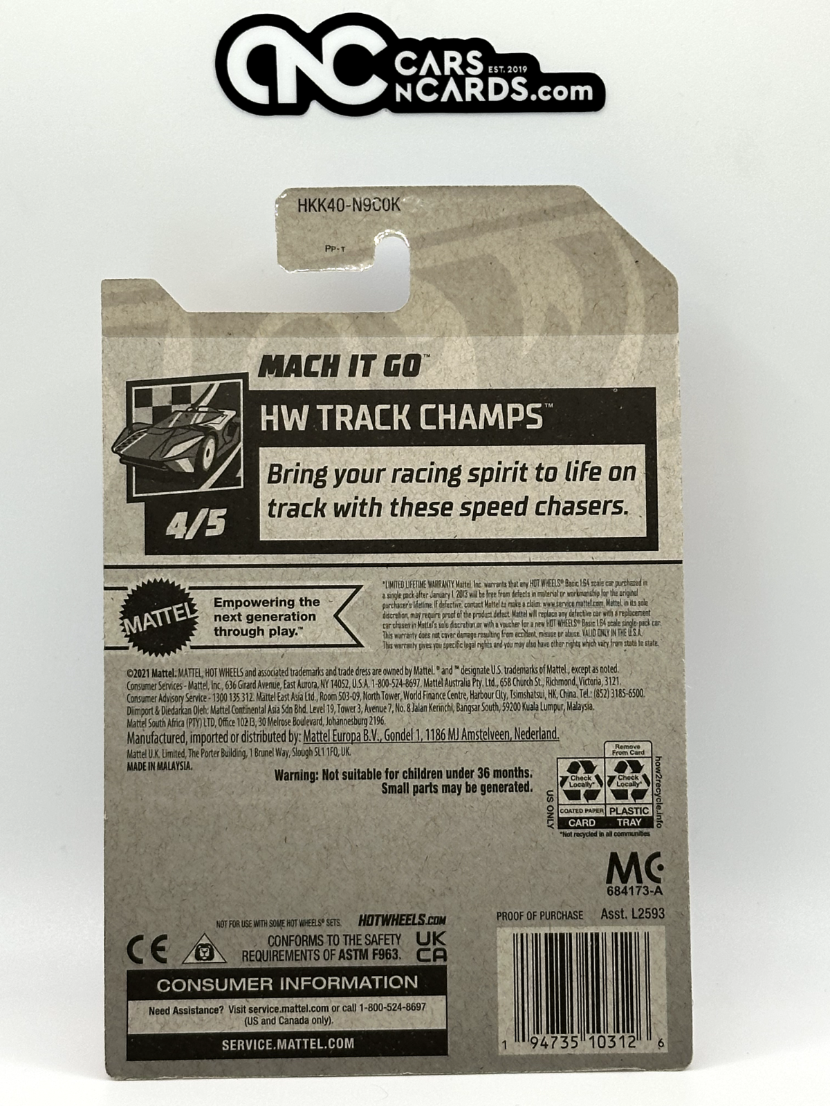2023 Hot Wheels RLC Factory Sealed HW Track Champs 4/5 Mach It Go Red