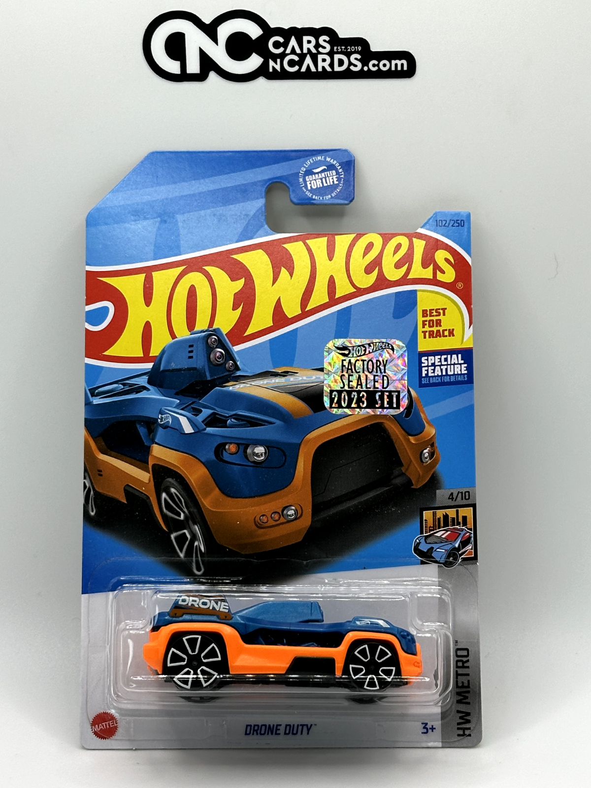 2023 Hot Wheels RLC Factory Sealed HW Metro 4/10 Drone Duty Blue