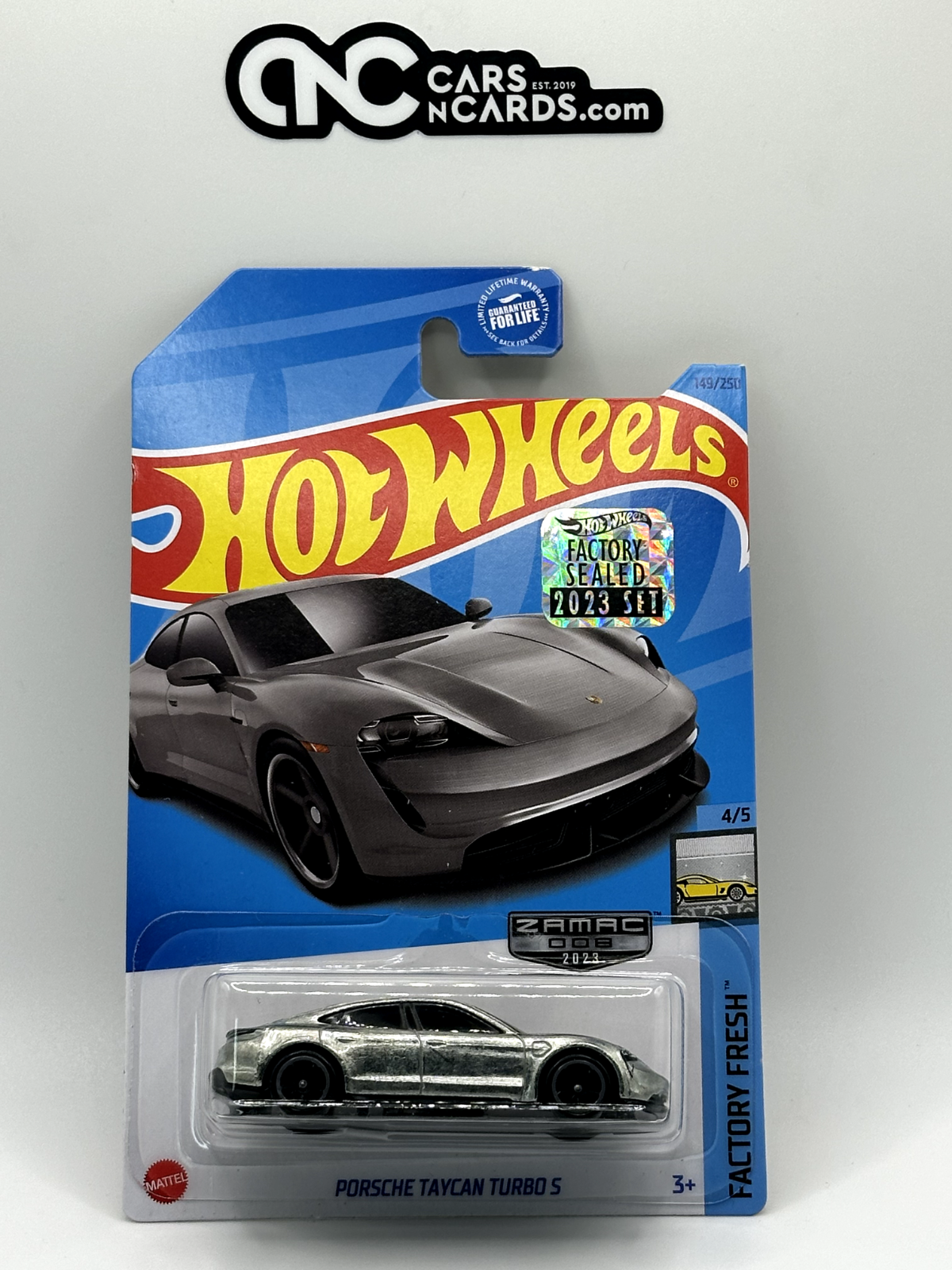 2023 Hot Wheels RLC Factory Sealed Factory Fresh Porsche Taycan Turbo S Zamac