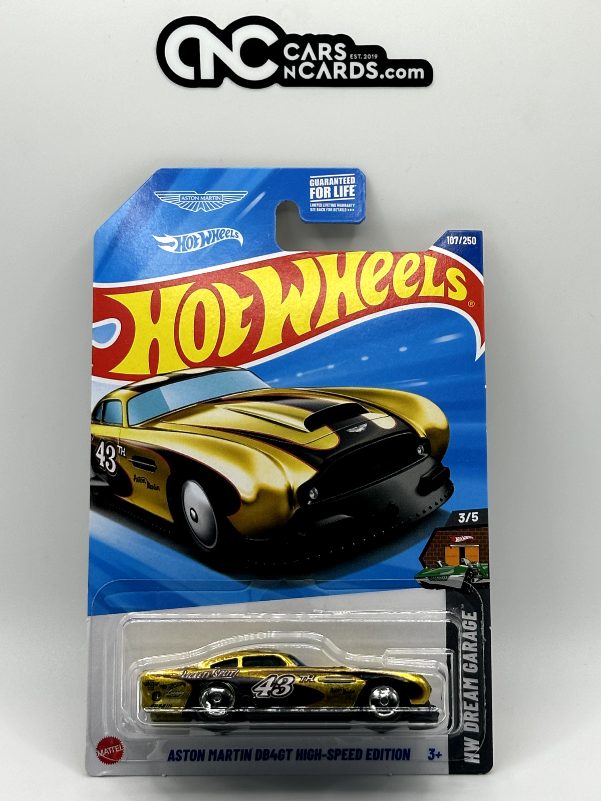 2025 Hot Wheels Super Treasure Hunt Aston Martin DB4GT With Protector