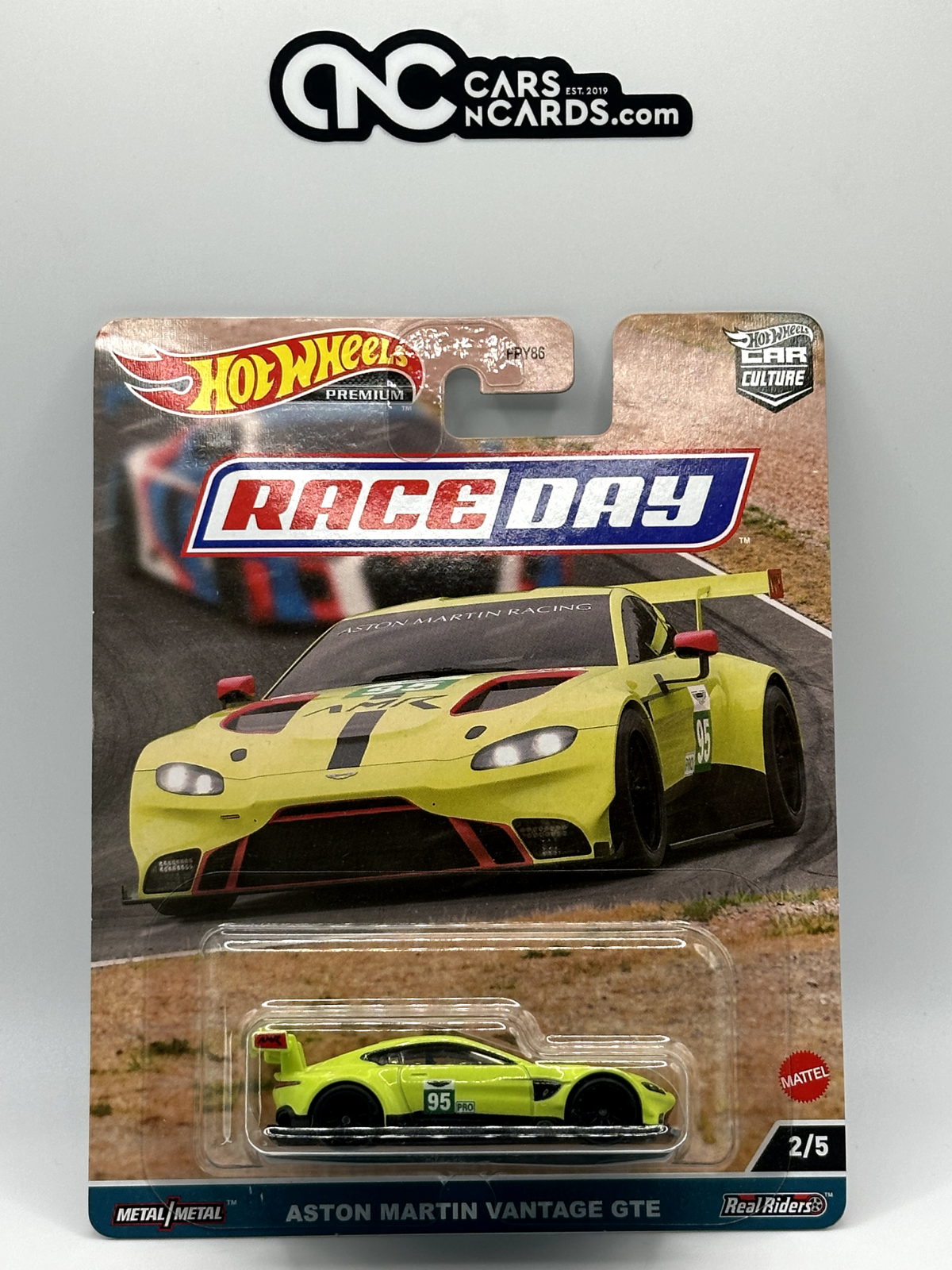 2023 Hot Wheels Premium Car Culture Race Day 2/5 Aston Martin Vantage GTE