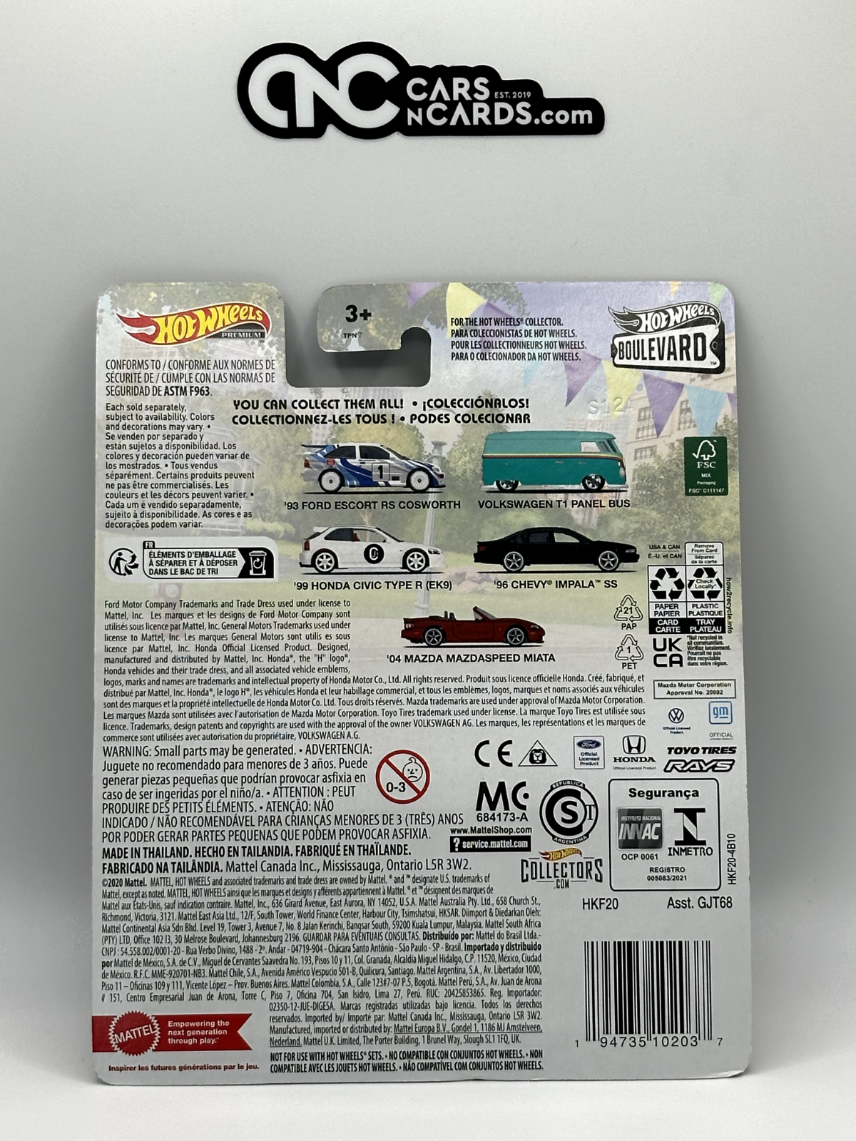 2023 Hot Wheels Premium Boulevard #74 '96 Chevy Impala SS