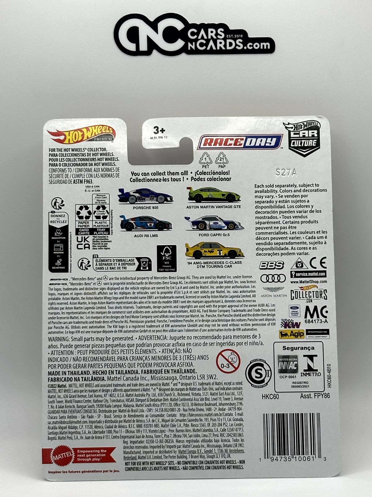 2023 Hot Wheels Premium Car Culture Race Day 2/5 Aston Martin Vantage GTE