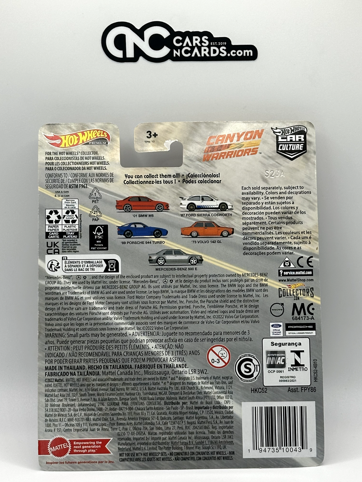 2023 Hot Wheels Canyon Warriors 1/5 '01 BMW M5