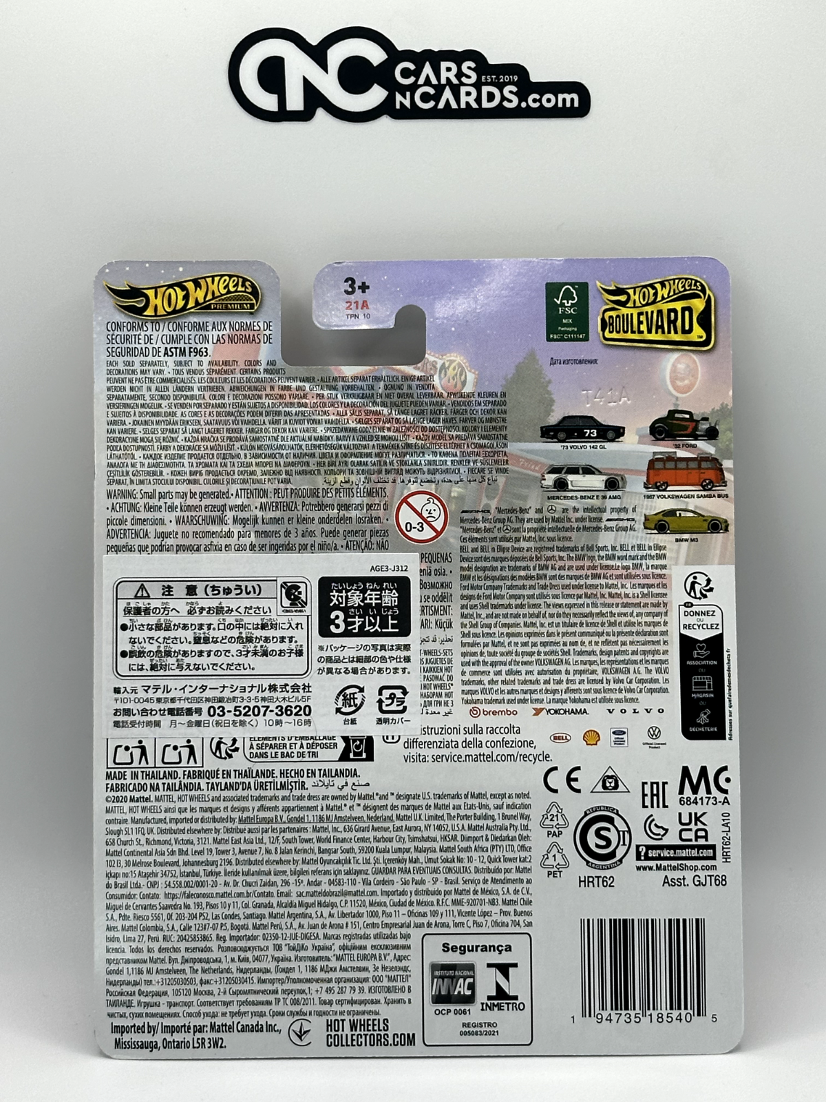 2024 Hot Wheels Premium Boulevard #114 1967 Volkswagen Samba Bus