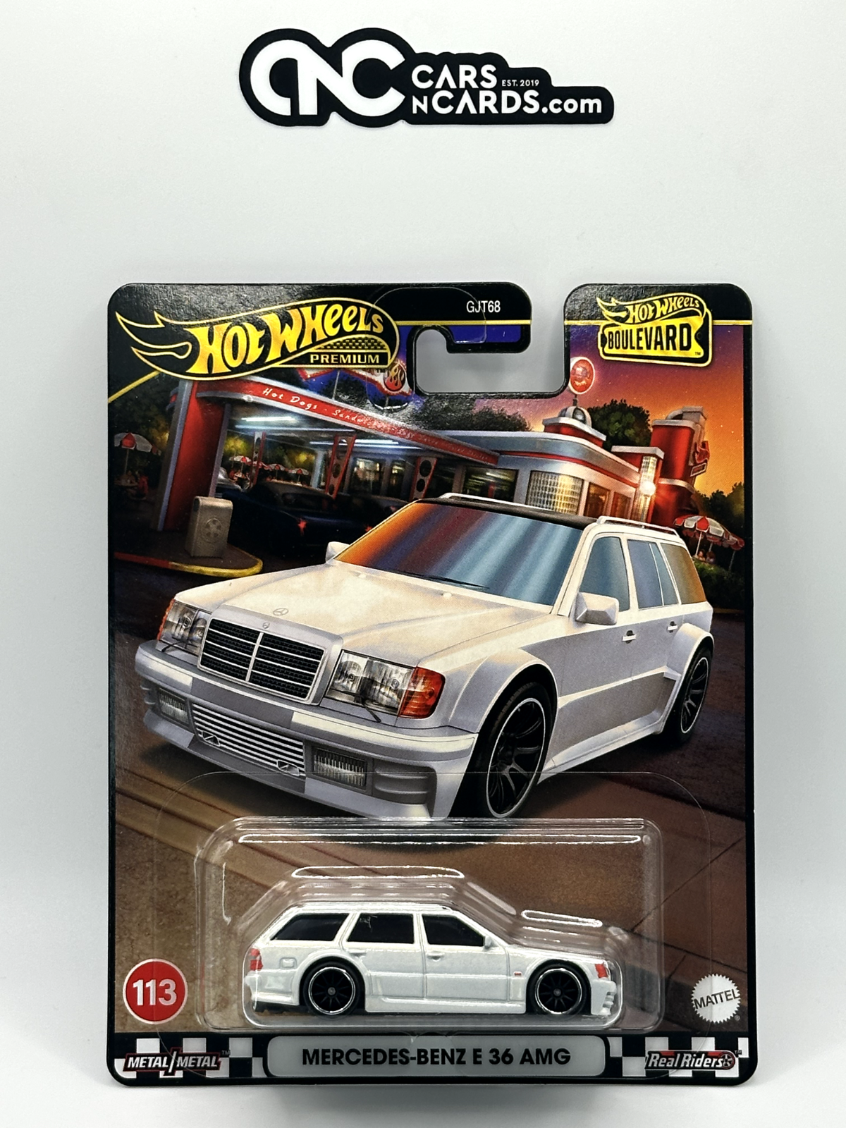 2024 Hot Wheels Premium Boulevard #113 Mercedes-Benz E36 AMG White