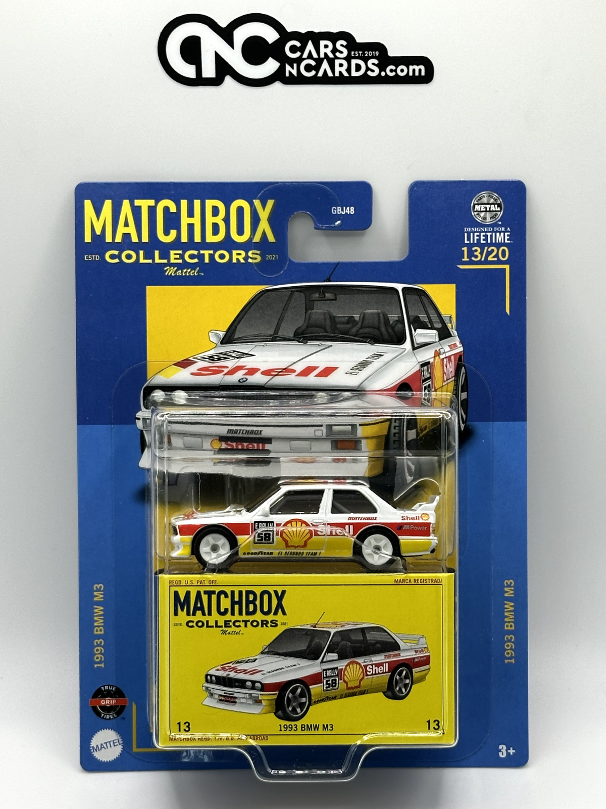 2024 Matchbox Collectors 13/20 1993 BMW M3 Shell