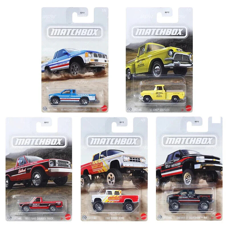 2025 Matchbox Parts Delivery Trucks Full Set of 5 Cars