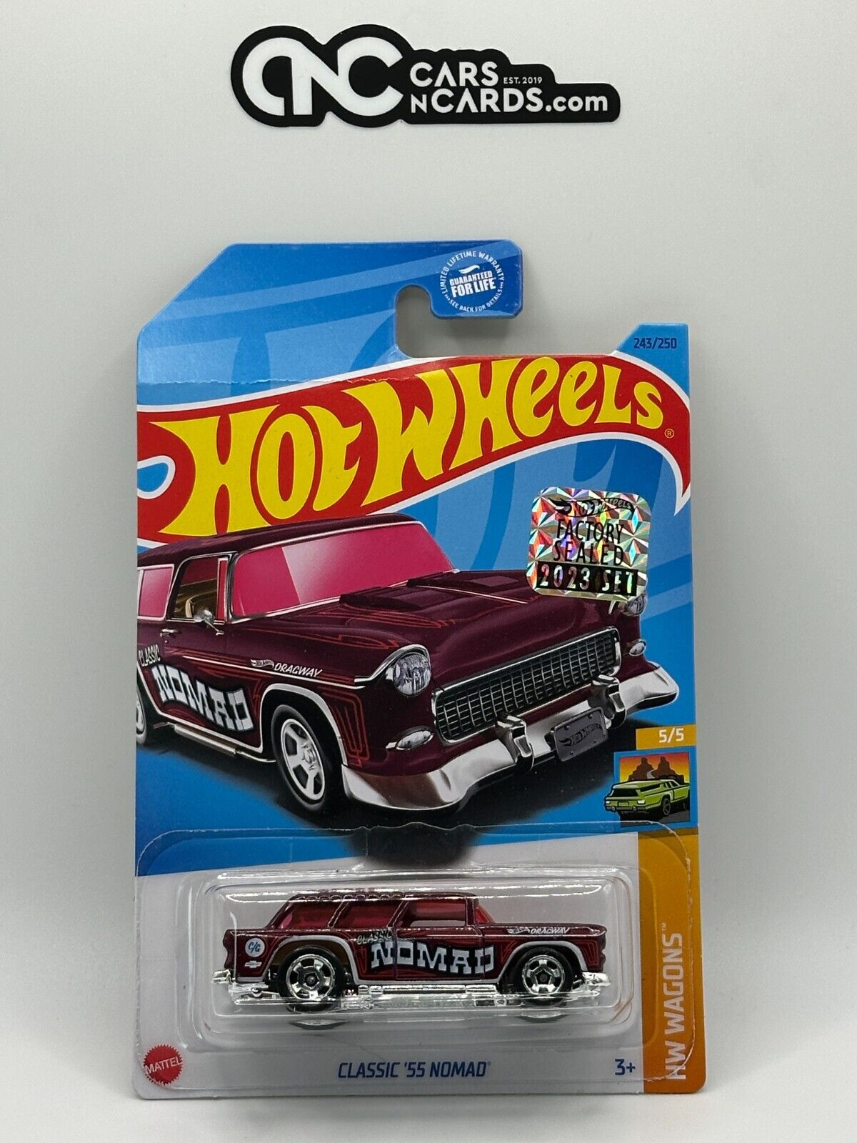 2023 Hot Wheels RLC Factory Sealed HW Wagons 5/5 Classic '55 Nomad (Card Damage)