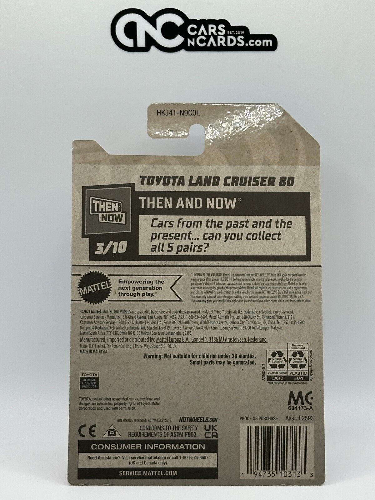 2023 Hot Wheels RLC Factory Sealed Toyota Land Cruiser 80 (Cracked Blister)