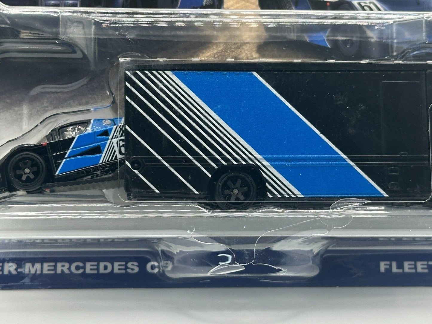 2024 Hot Wheels Premium Team Transport Sauber-Mercedes C9 (Cracked Blister)