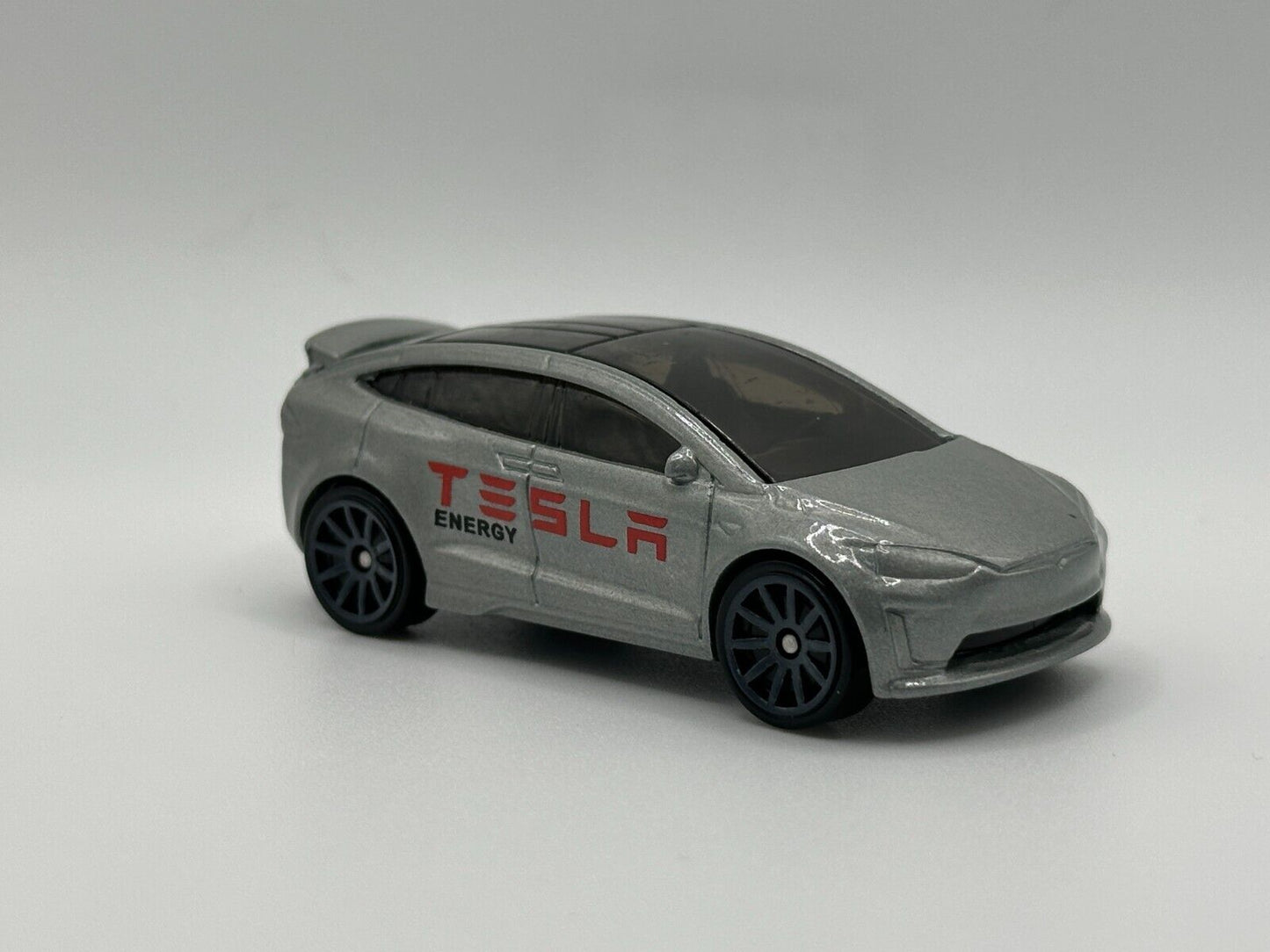 2018 Hot Wheels Tesla Model X Gray Tesla Energy Loose