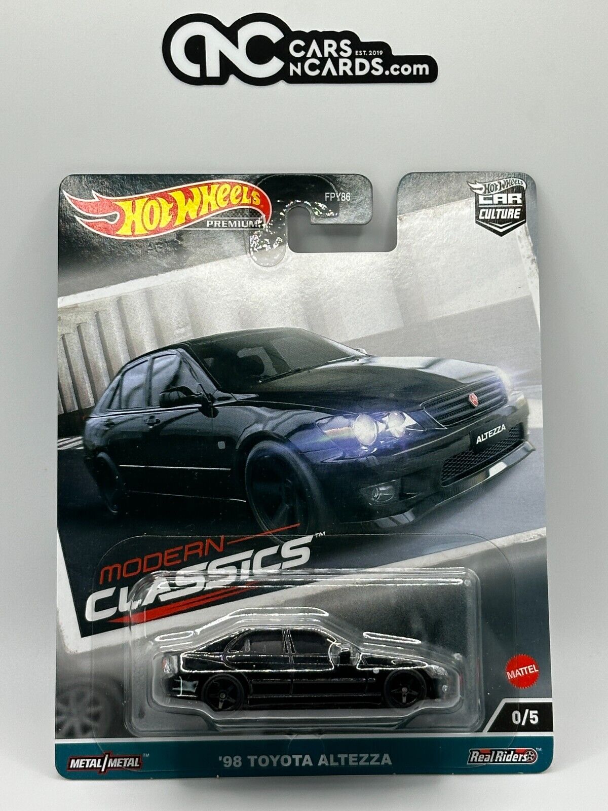2022 Hot Wheels Premium Car Culture Modern Classics 0/5 '98 Toyota Altezza Chase
