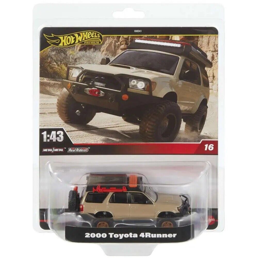 2024 Hot Wheels Premium 1:43 Scale 2000 Toyota 4Runner