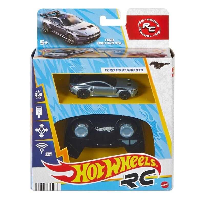 2025 Hot Wheels R/C Ford Mustang GTD 1:64 Scale R/C NIP