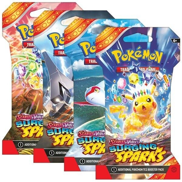 Pokemon Scarlet & Violet Surging Sparks Sleeved Booster Pack