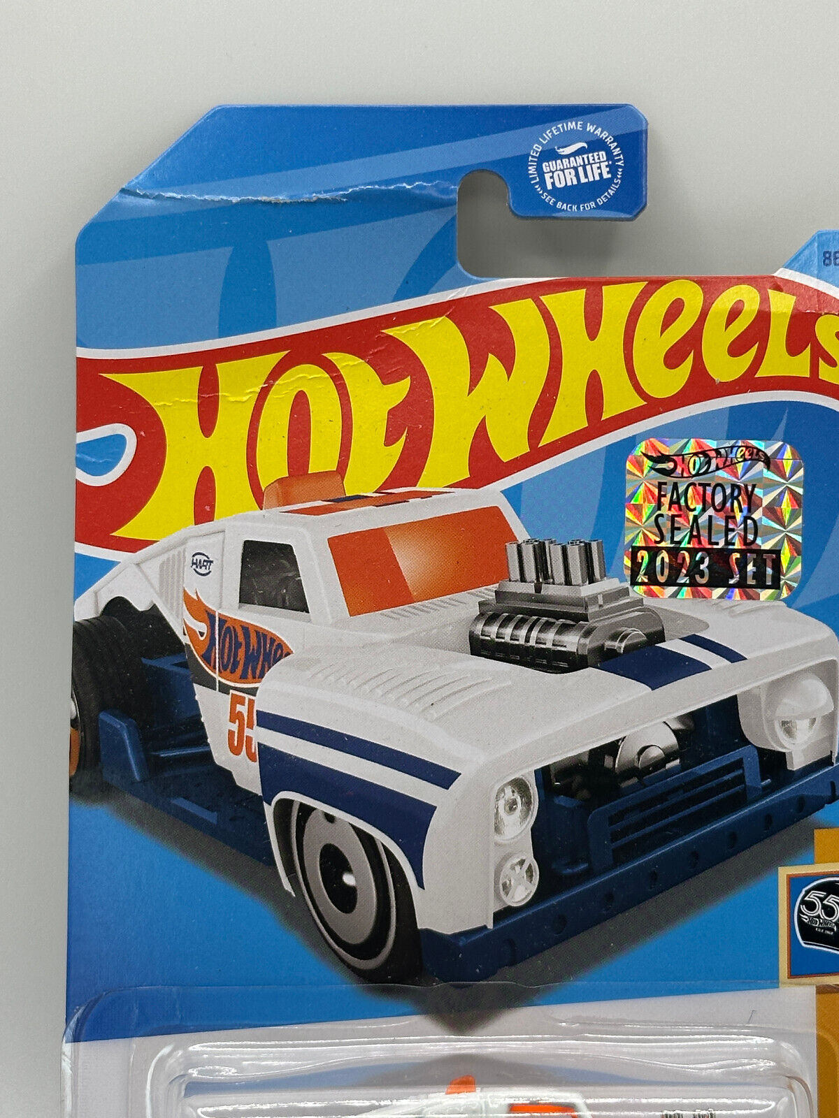 2023 Hot Wheels RLC Factory Sealed Erikenstein Rod White (Card Crease)