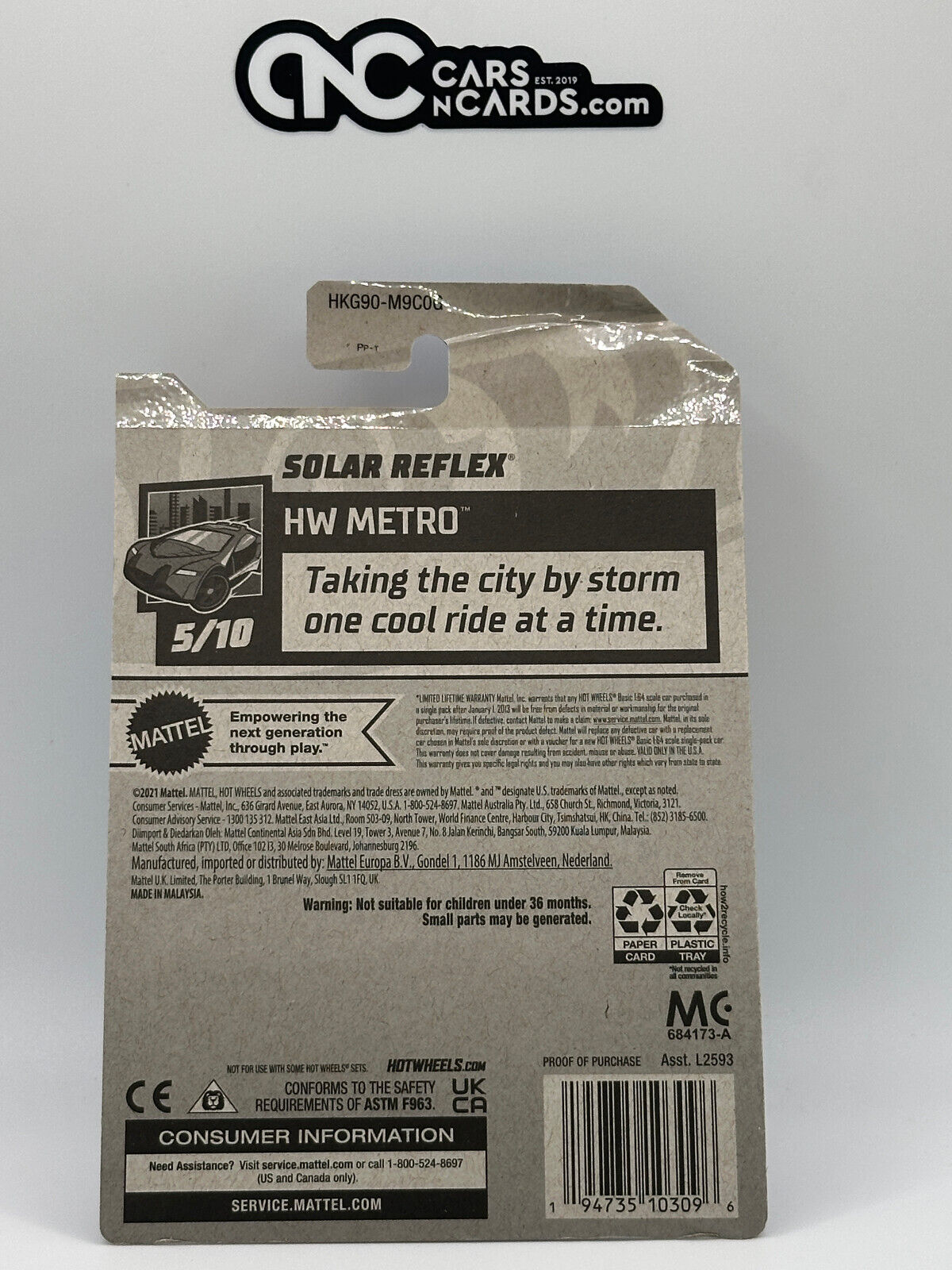 2023 Hot Wheels RLC Factory Sealed Solar Reflex Blue (Card Crease)