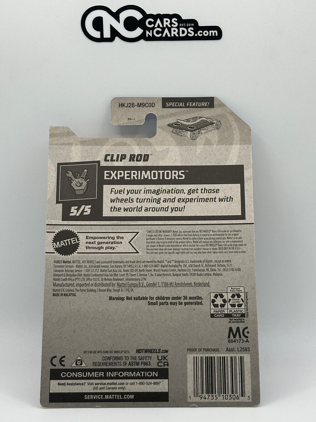 2023 Hot Wheels RLC Factory Sealed Clip Rod Purple