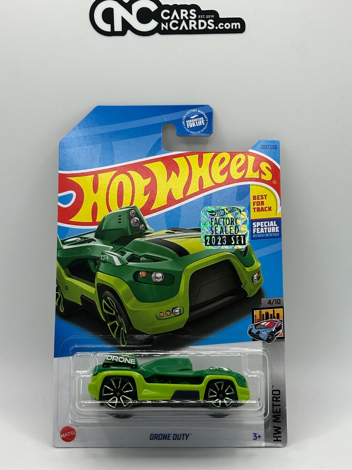 2023 Hot Wheels RLC Factory Sealed Drone Duty Green (Card Crease)