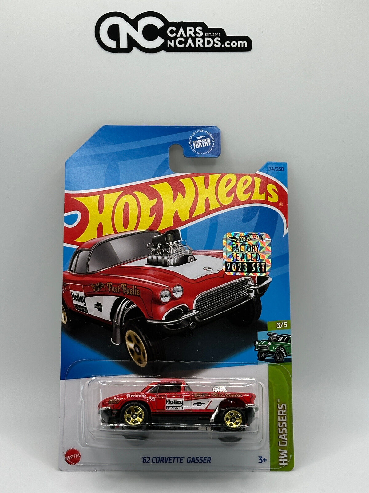 2023 Hot Wheels RLC Factory Sealed HW Gassers 62' Corvette Gasser Red 174/250