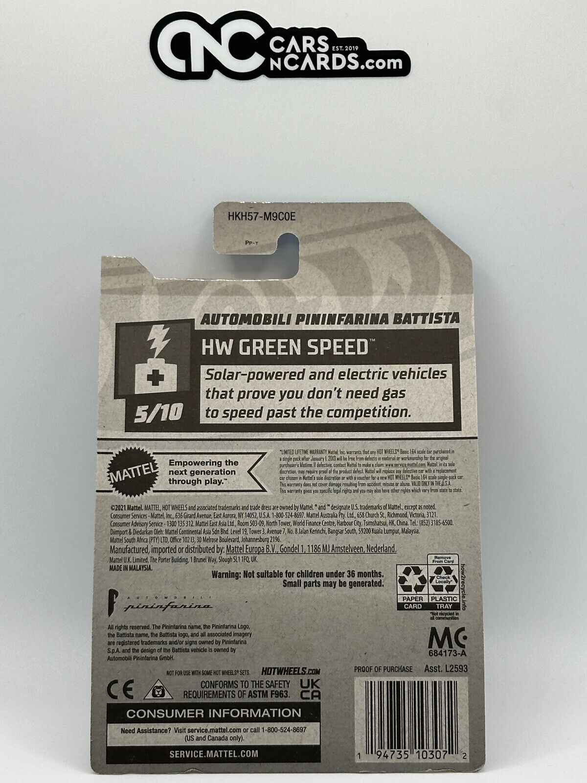 2023 Hot Wheels RLC Factory Sealed Automobili Pininfarina Battista Black 108/250