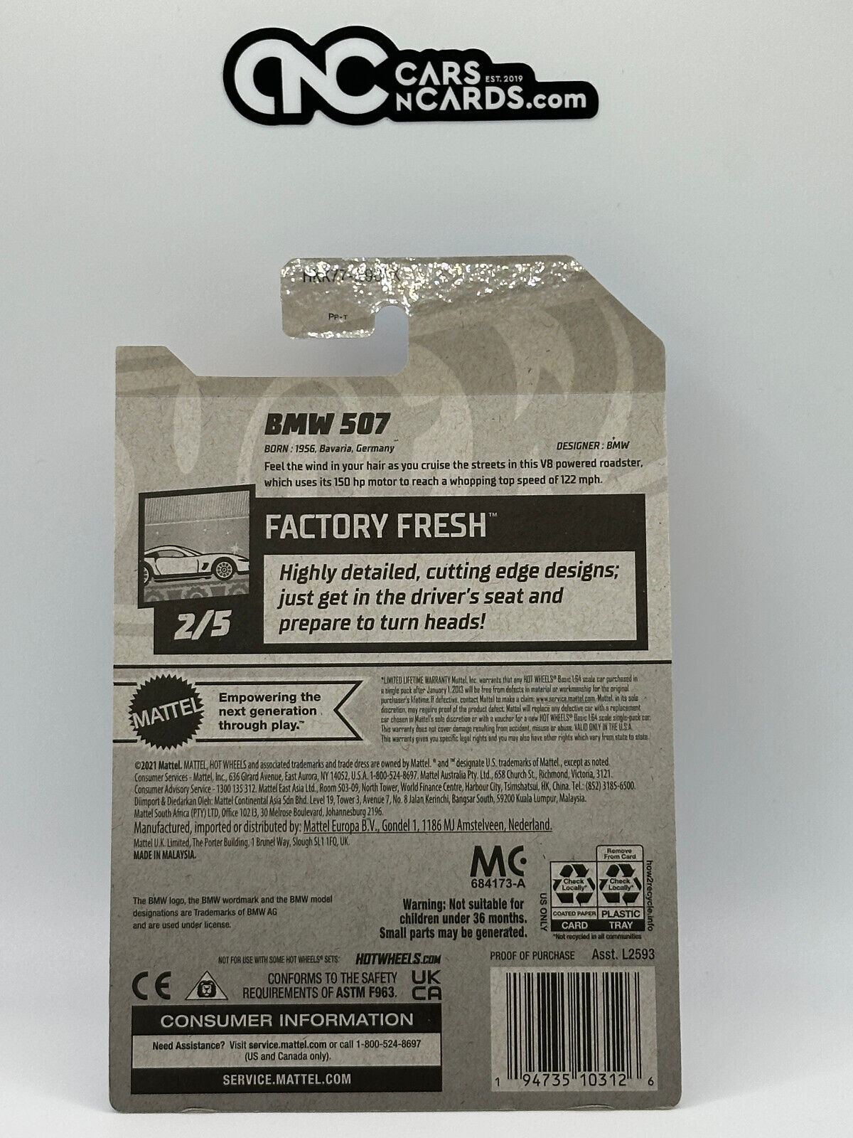 2023 Hot Wheels RLC Factory Sealed Factory Fresh 2/5 BMW 507 Red 120/250