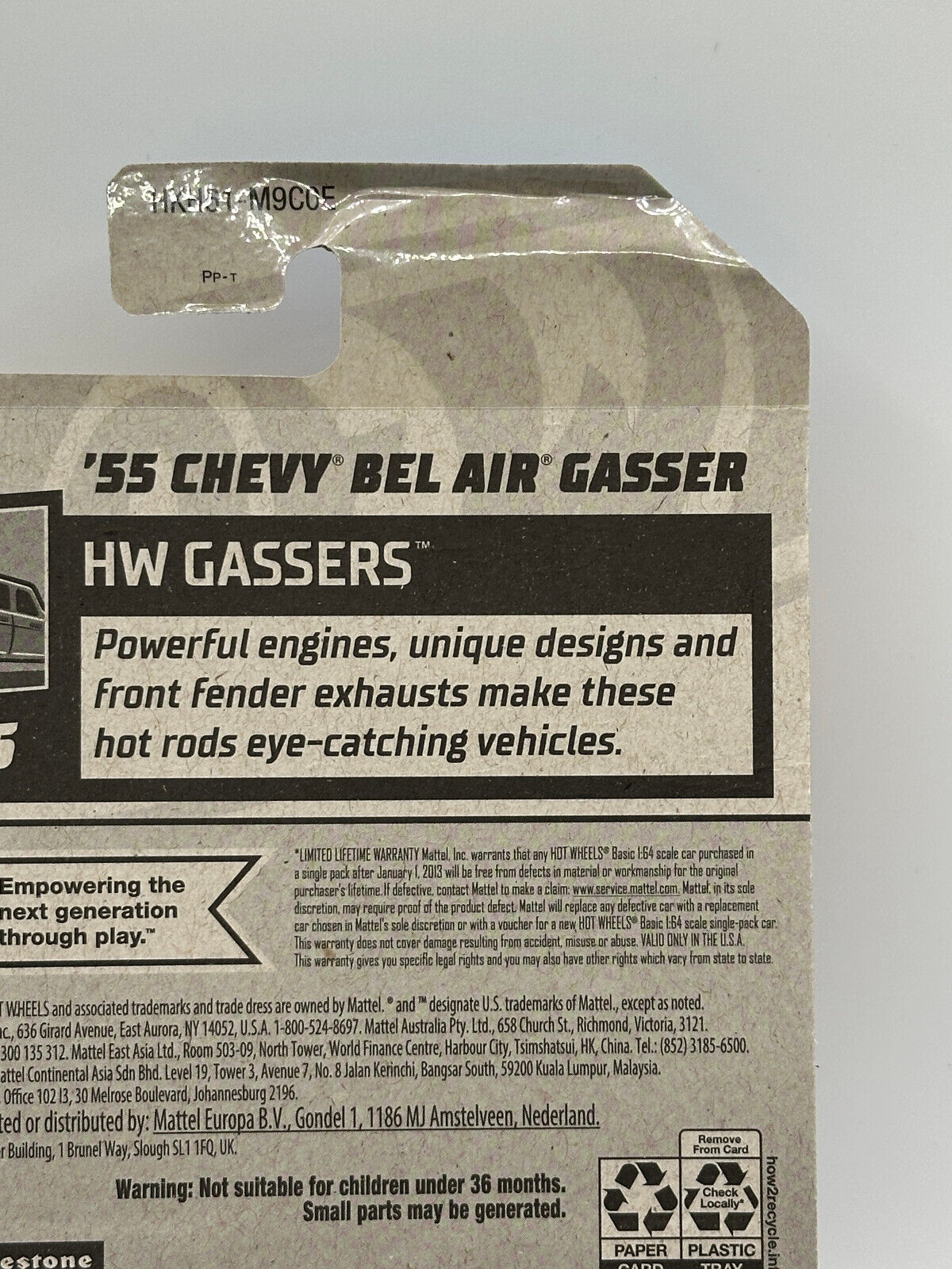 2023 Hot Wheels RLC Factory Sealed '55 Chevy Bel Air Gasser (Card Damaged)