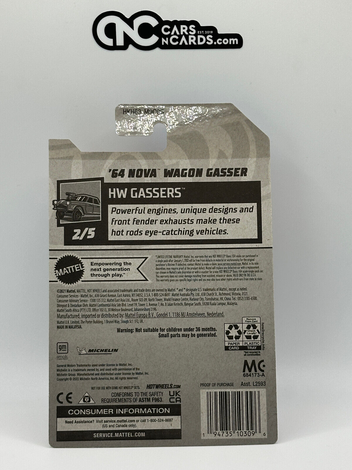 2023 Hot Wheels RLC Factory Sealed HW Gassers '64 Nova Wagon Gasser 145/250