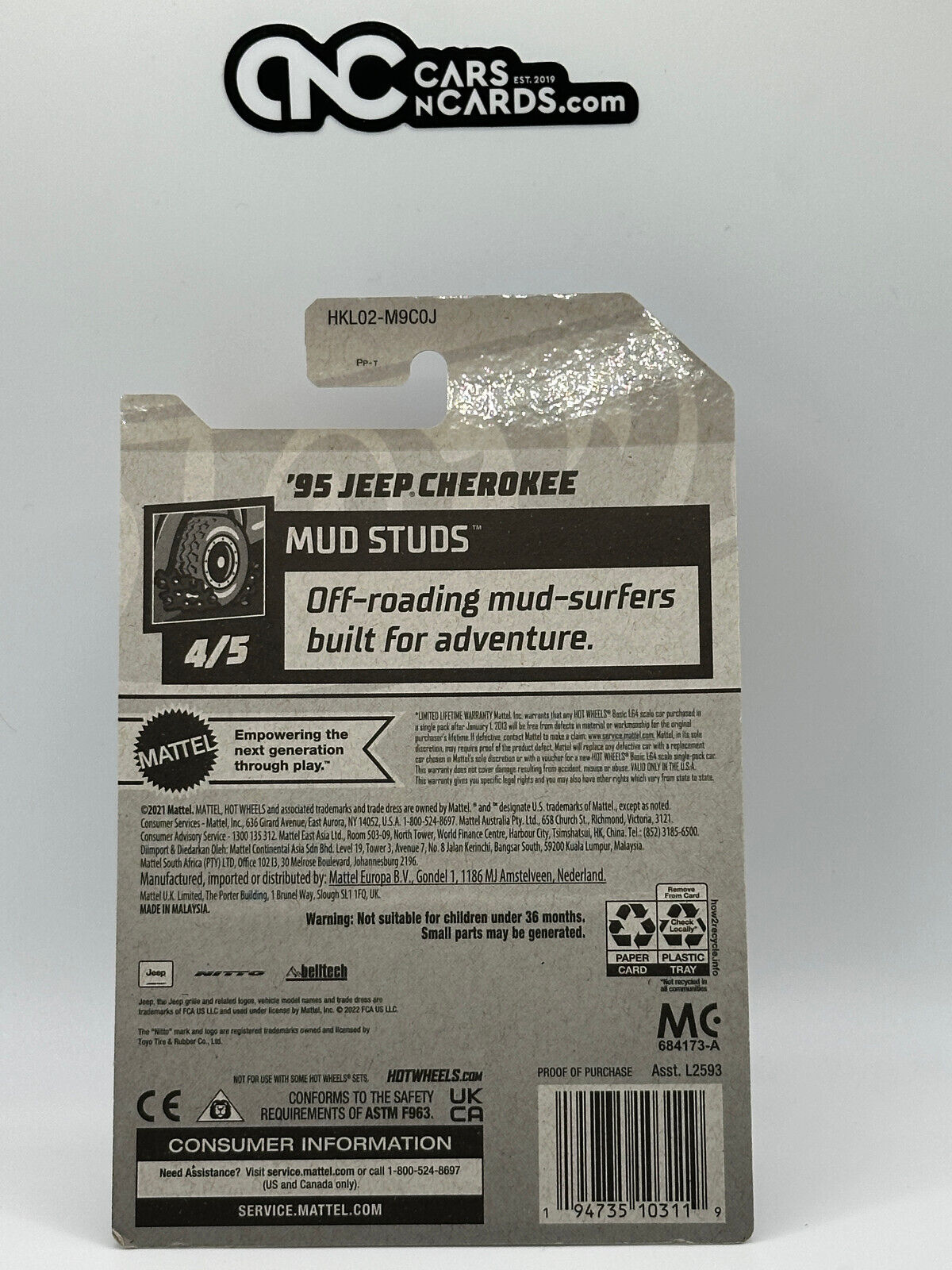 2023 Hot Wheels RLC Factory Sealed '95 Jeep Cherokee Treasure Hunt