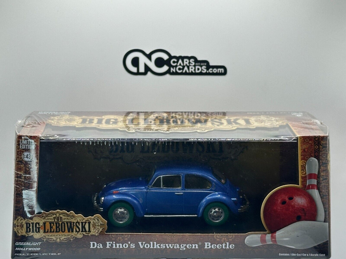 Greenlight The Big Lebowski Da Fino's Volkswagen Beetle 1:43 Green Machine Chase