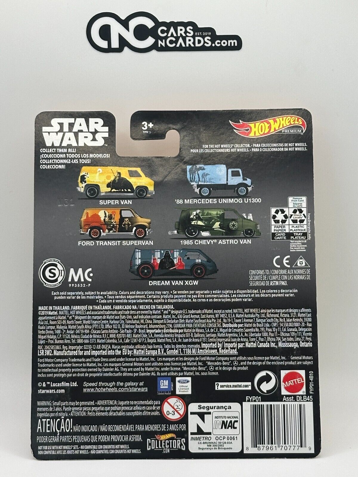 2019 Hot Wheels Premium Star Wars 1/5 Protect the Empire Super Van