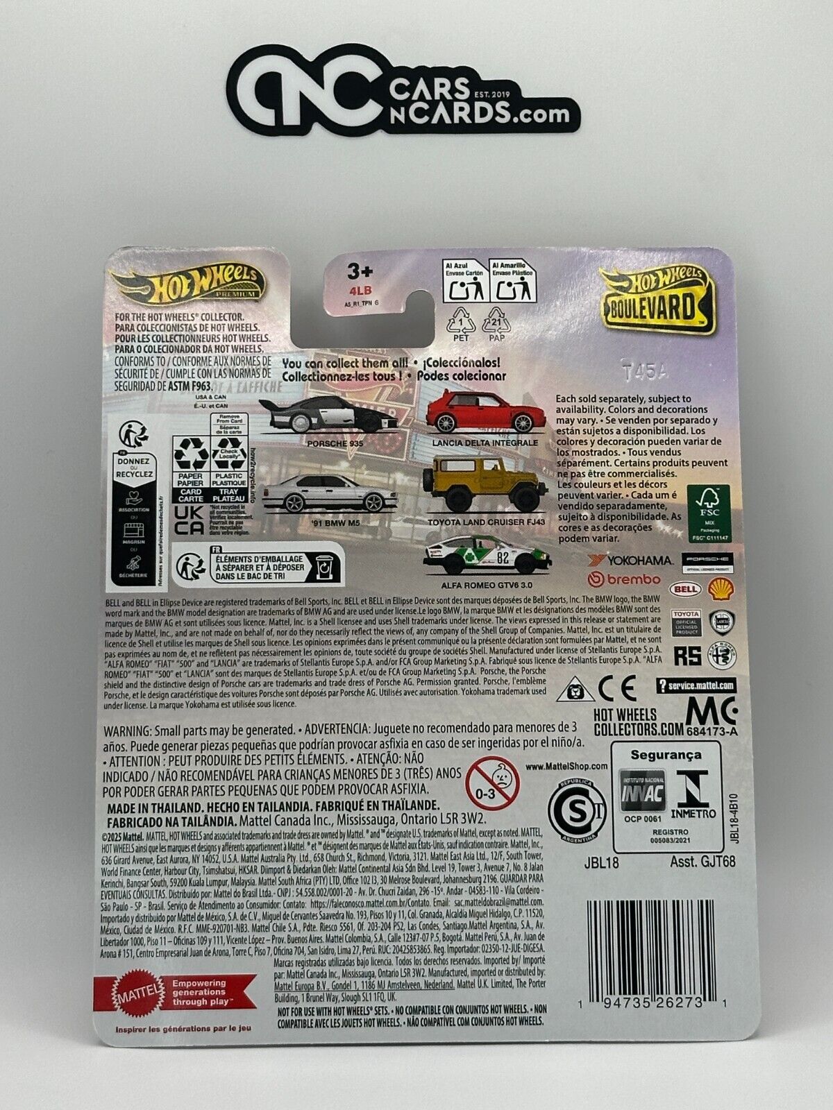 2025 Hot Wheels Premium Boulevard #117 Lancia Delta Integrale