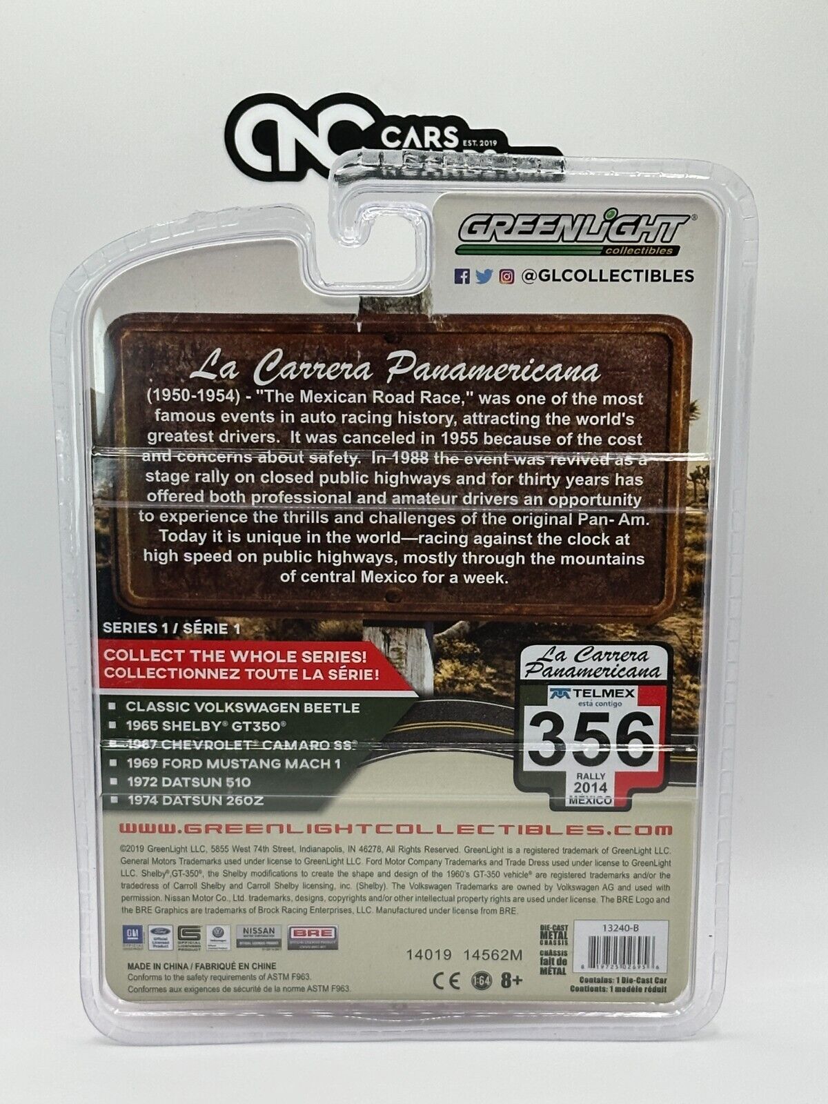 Greenlight La Carrera Panamericana Series 1 1965 Shelby GT350