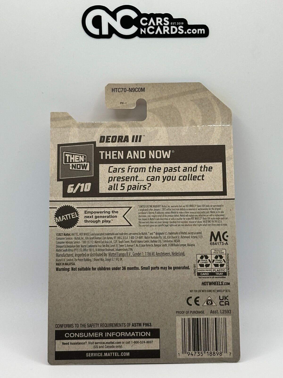 2024 Hot Wheels RLC Factory Sealed Then And Now 6/10 Deora III White 221/250