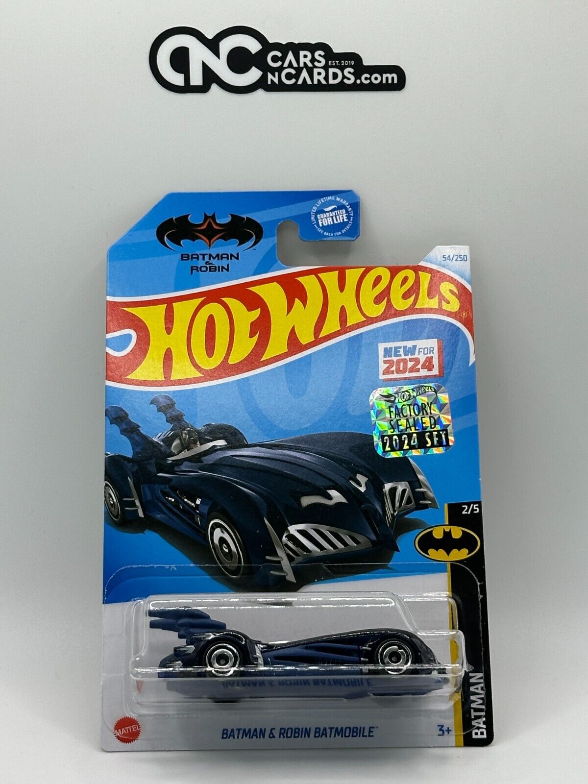 2024 Hot Wheels RLC Factory Sealed Batman & Robin Batmobile (Cracked Blister)