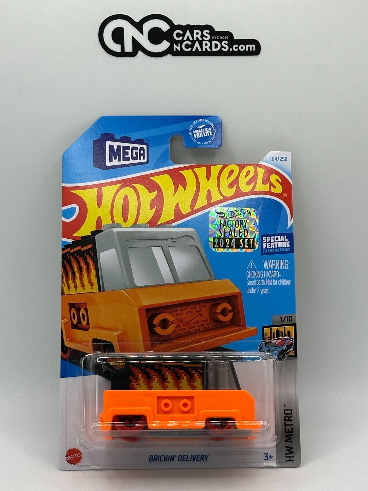 2024 Hot Wheels RLC Factory Sealed HW Metro 1/10 Brickin' Delivery 104/250 Fire