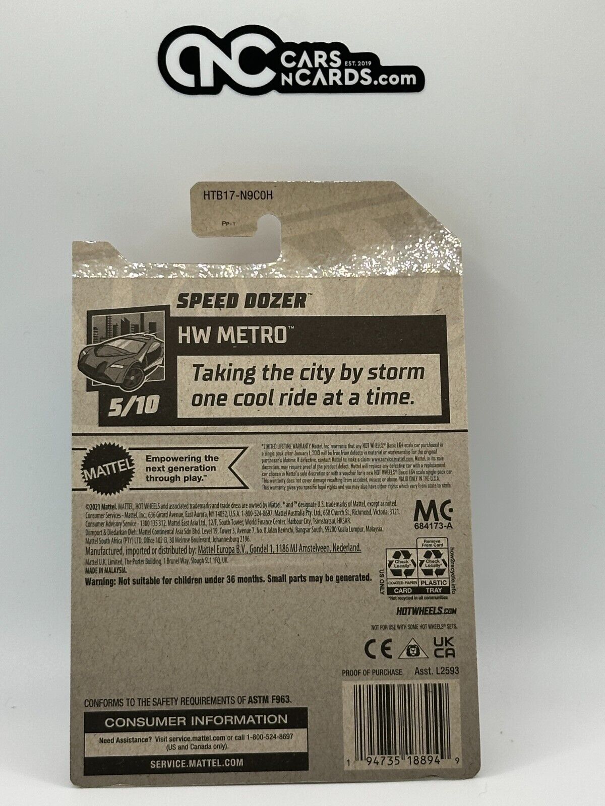 2024 Hot Wheels RLC Factory Sealed HW Metro Speed Dozer Green (Soft Corners)