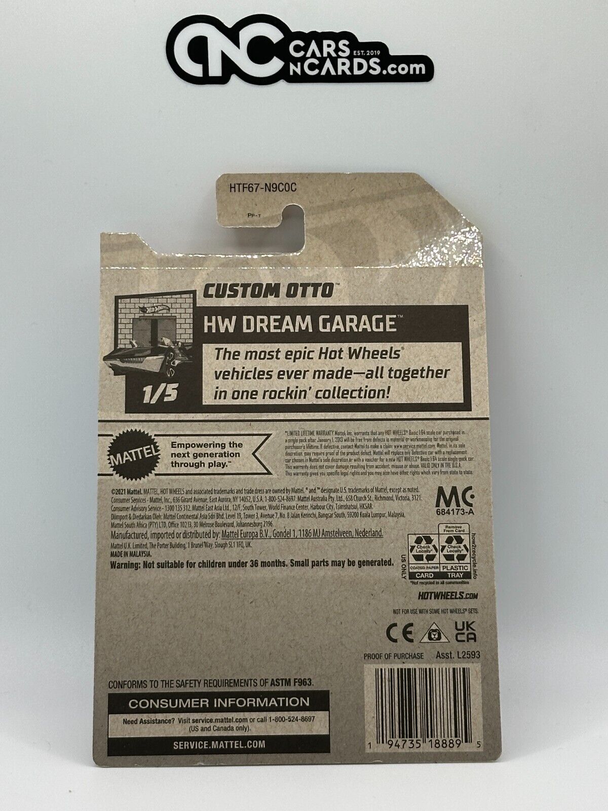 2024 Hot Wheels RLC Factory Sealed HW Dream Garage Custom Otto Kroger Exclusive