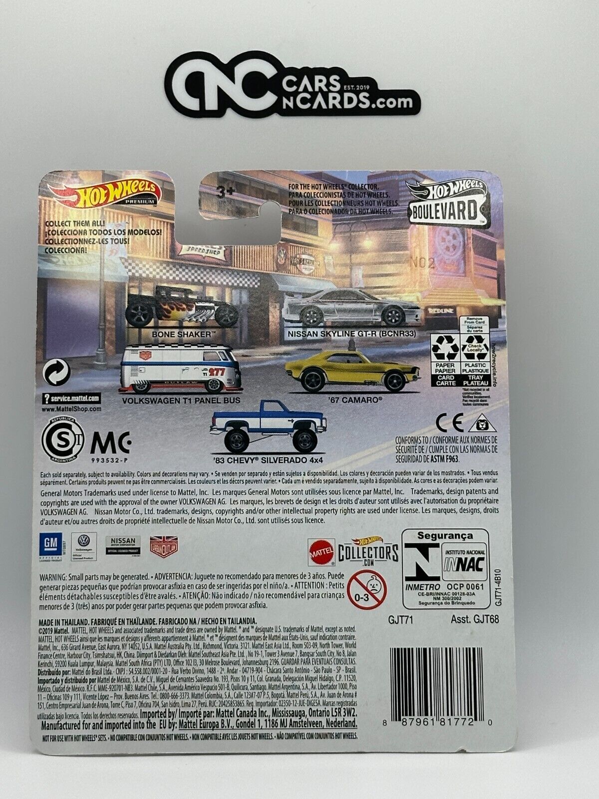 2019 Hot Wheels Premium Boulevard Bone Shaker #1