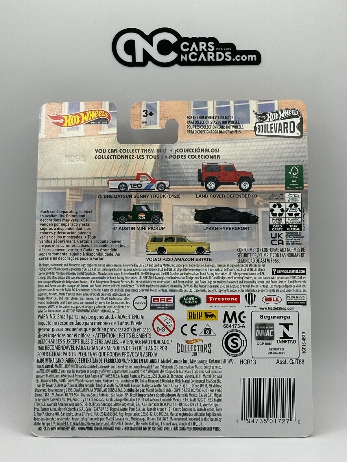 2022 Hot Wheels Premium Boulevard Volvo P220 Amazon Estate #50