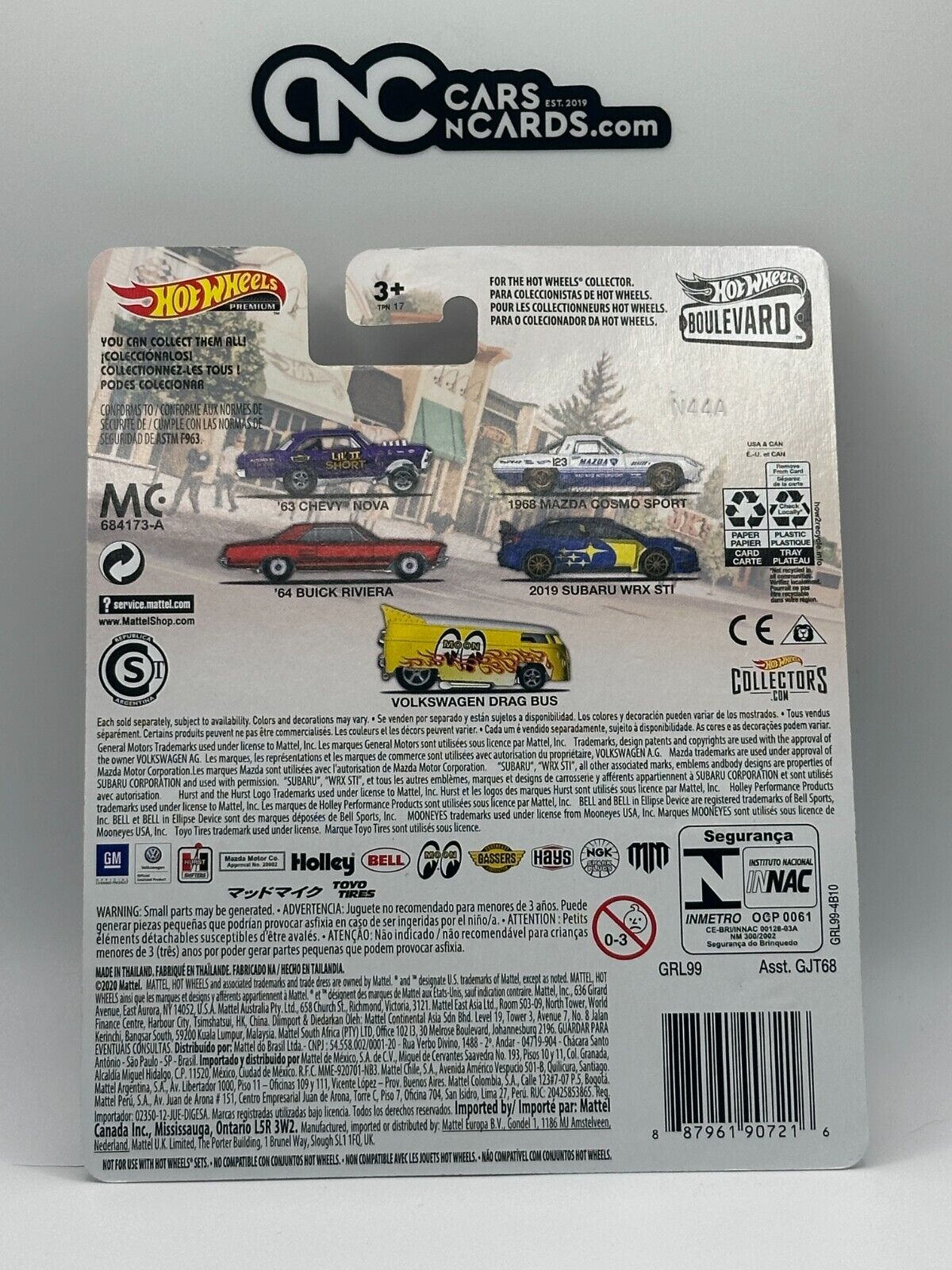 2021 Hot Wheels Premium Boulevard #21 '63 Chevy Nova Lil II Short Gasser