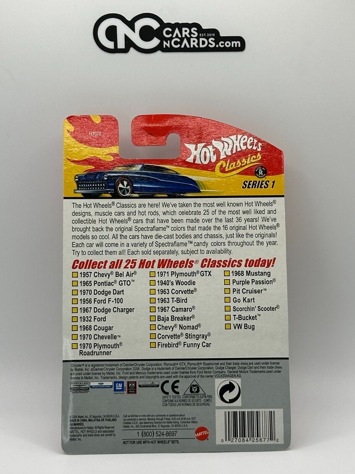 2005 Hot Wheels Classics Series 1 #11/25 Blue 1940's Woodie White Line