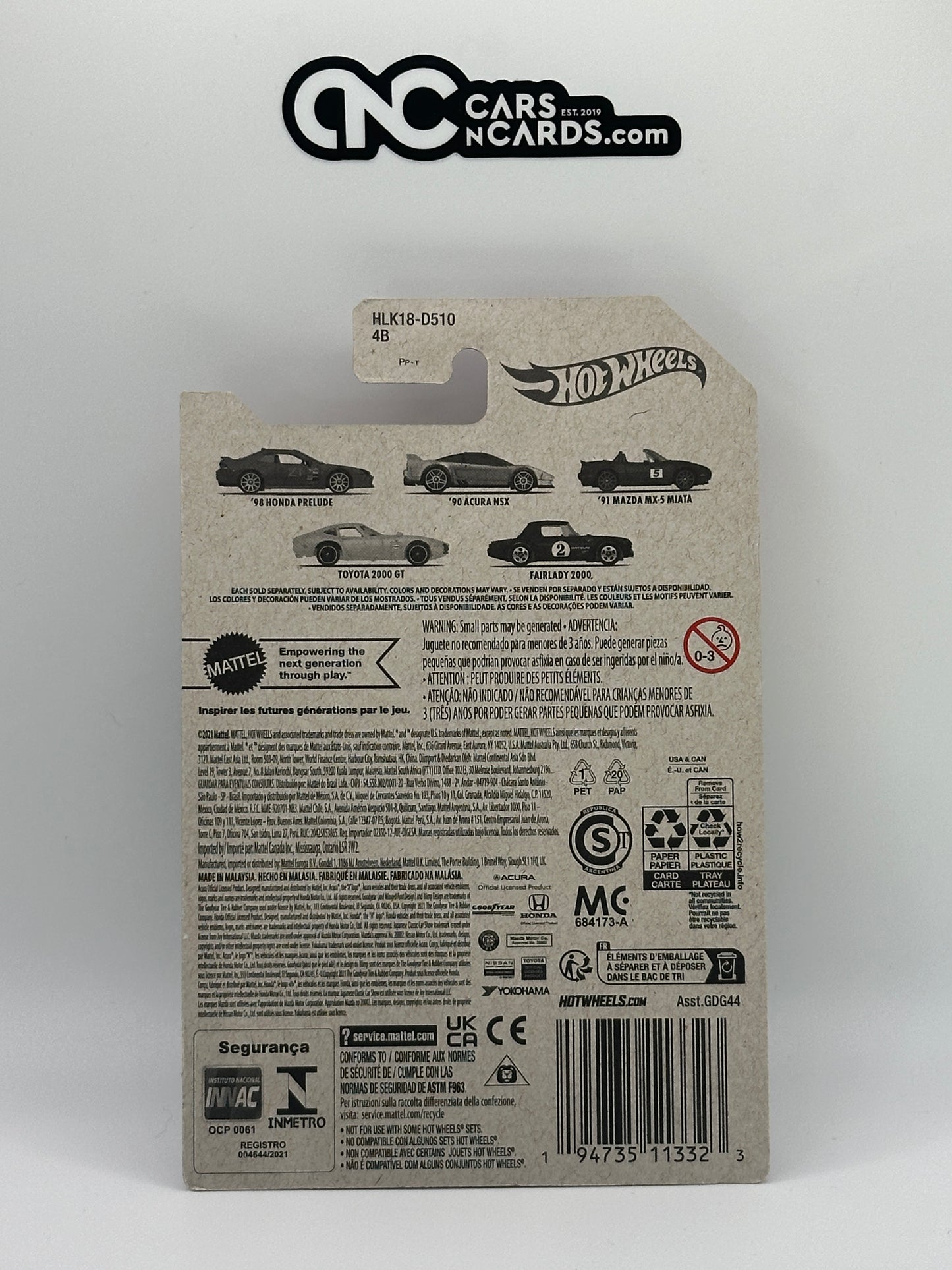 2023 Hot Wheels Japan Classics 2/5 '90 Acura NSX