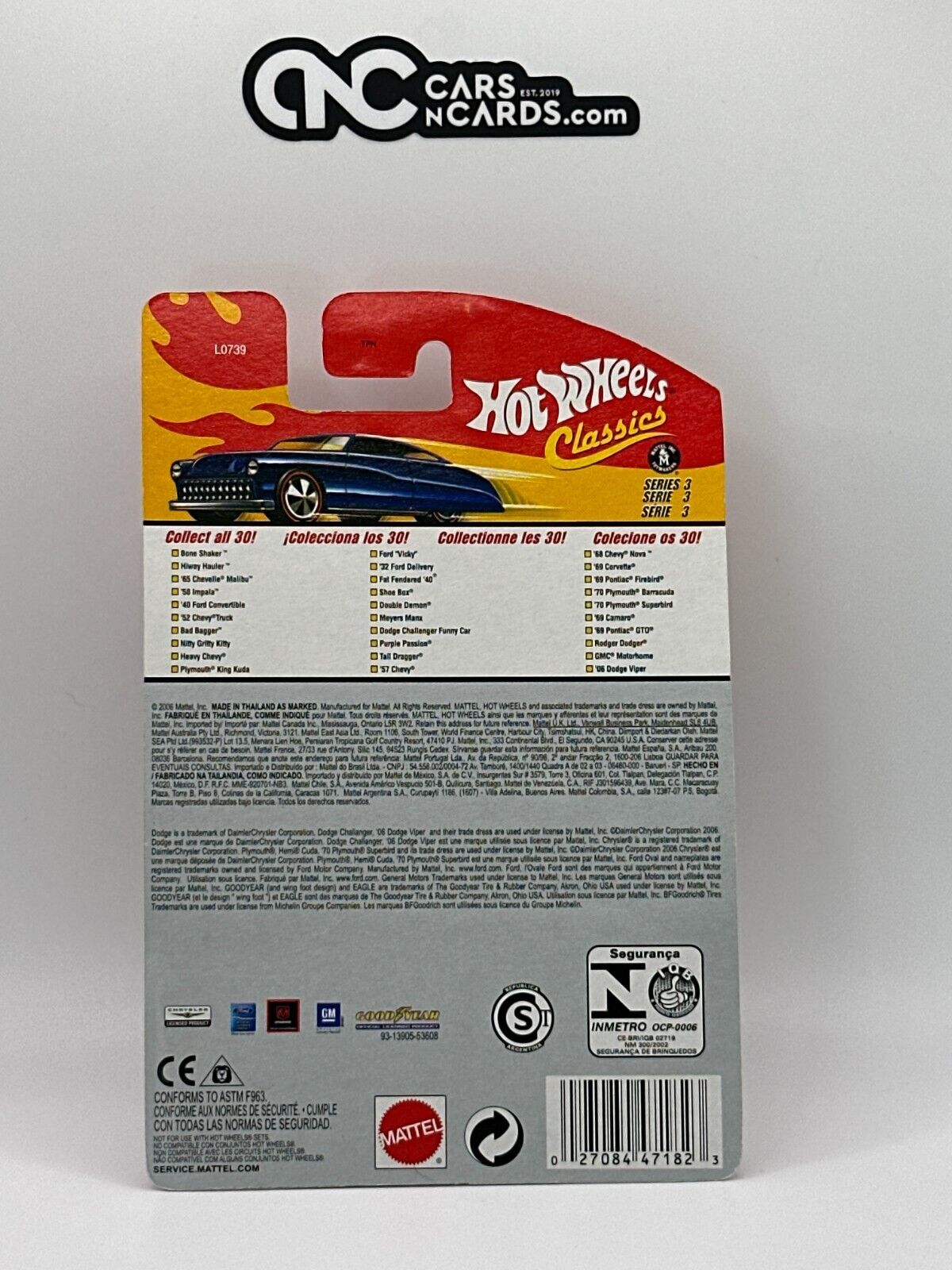 2007 Hot Wheels Classics Series 3 #11/30 Red Ford "Vicky" Red Line