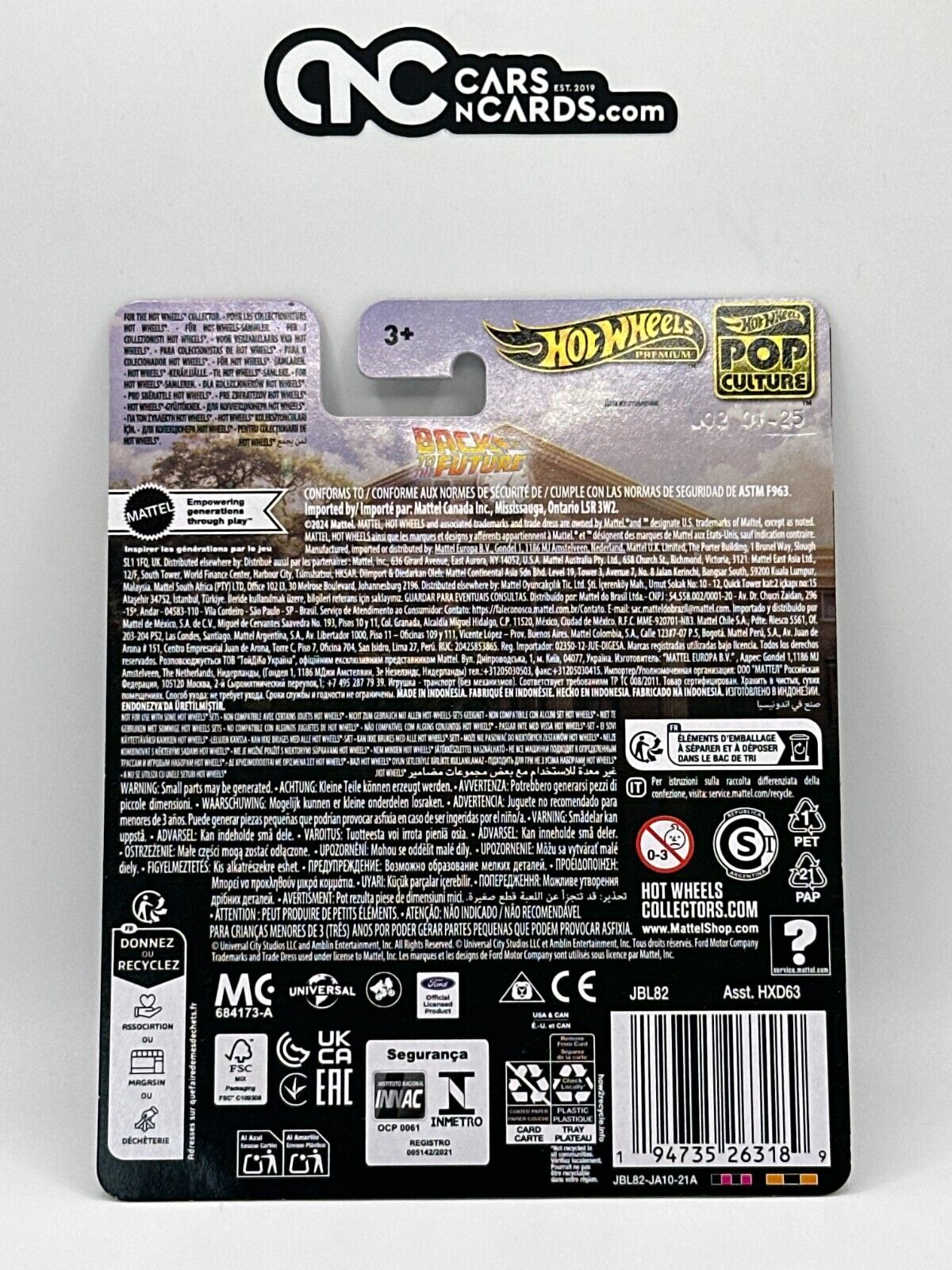 2025 Hot Wheels Premium Pop Culture Back to the Future Ford Super De Luxe